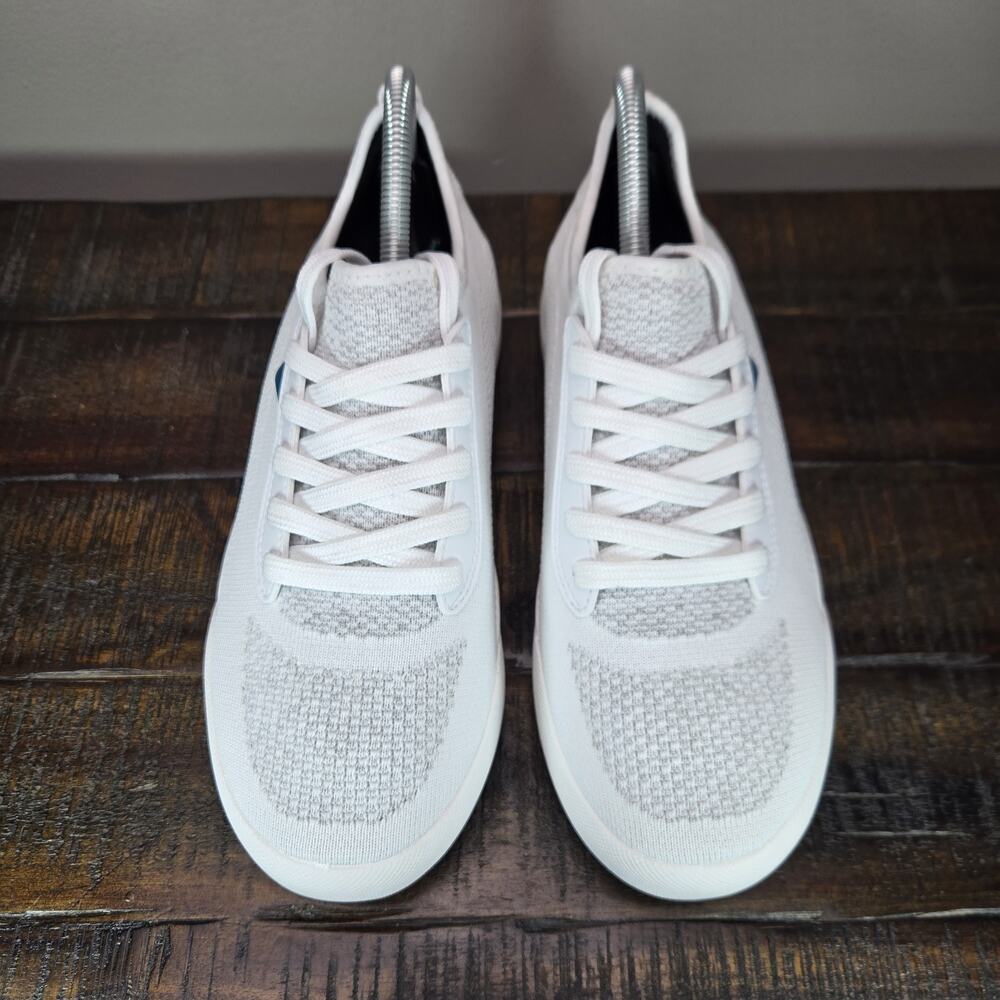 Vessi Women's White Knit Sneakers - Picture 2 of 12